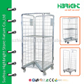 warehouse picking equipment , Steel logistic folding insulated storage roll container manufactuer